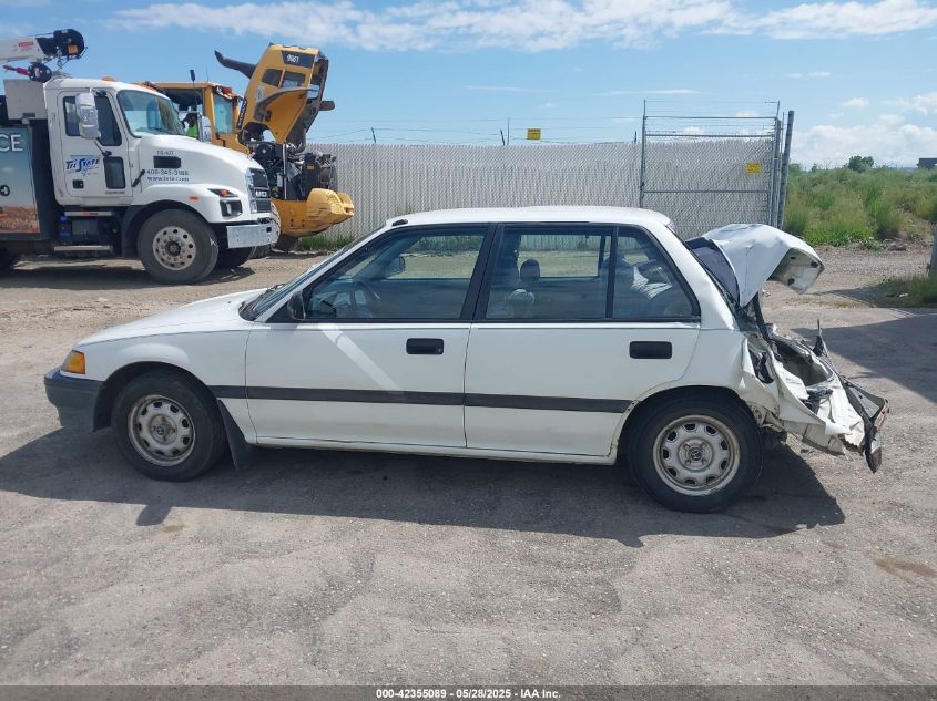 1988 Honda Civic Dx VIN: 1HGED3645JA054137 Lot: 42355089