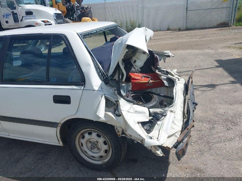 1988 Honda Civic Dx VIN: 1HGED3645JA054137 Lot: 42355089