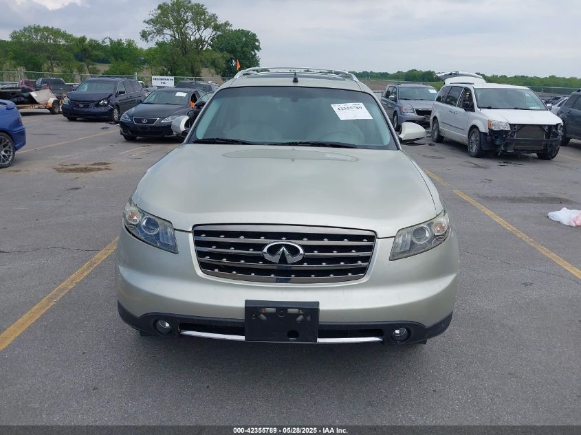 2007 Infiniti Fx35 VIN: JNRAS08W77X20582 Lot: 42355789