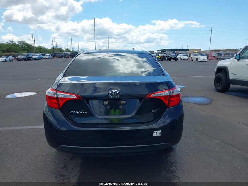 2016 TOYOTA COROLLA LE - 5YFBURHE4GP426579