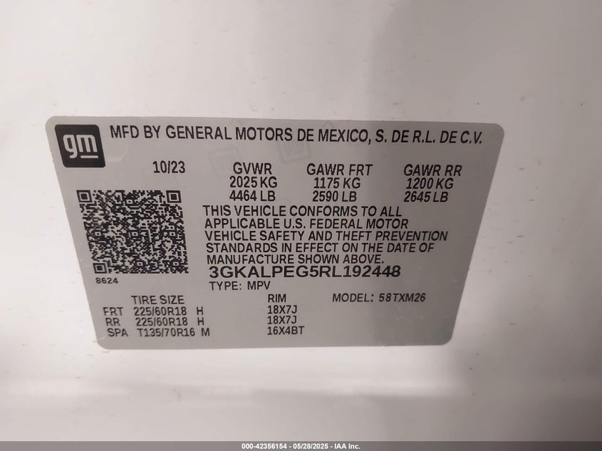 2024 GMC TERRAIN FWD SLT - 3GKALPEG5RL192448