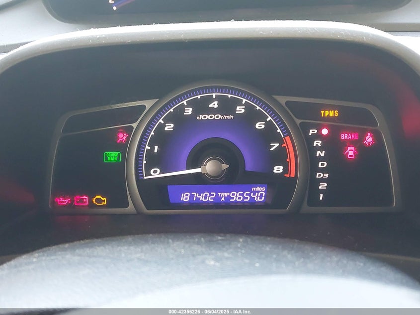 2009 HONDA CIVIC VIN: 19XFA16689E021868