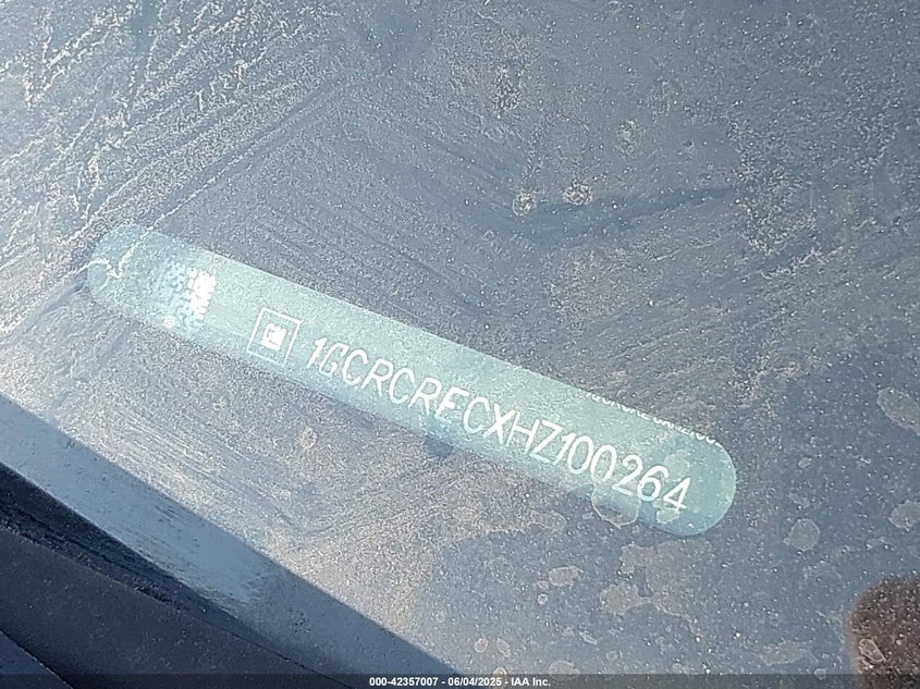 2017 CHEVROLET SILVERADO 1500 1LT - 1GCRCRECXHZ100264