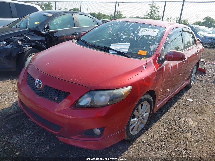 2009 TOYOTA COROLLA VIN: 1NXBU40E19Z161538