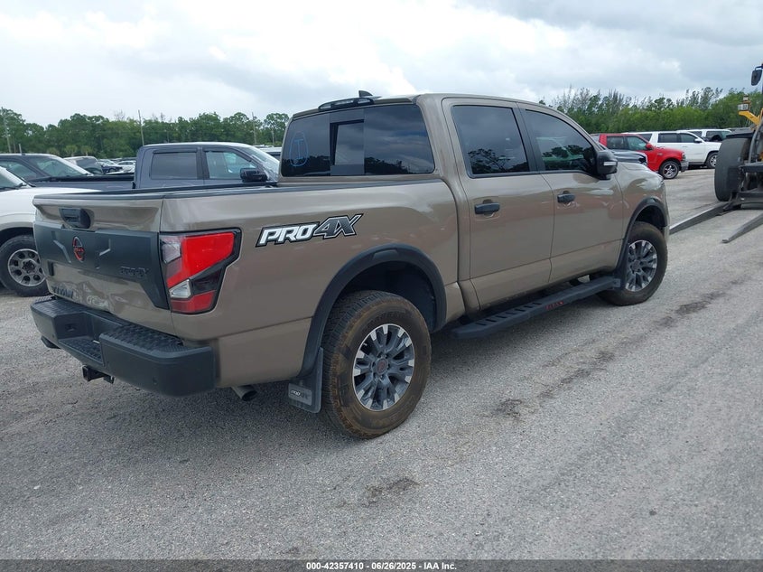Vin: 1n6aa1ed9rn110223, lot: 42849689, nissan titan pro-4x 4x4 20244