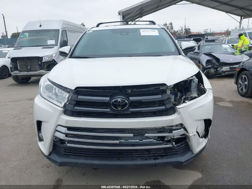 2019 Toyota Highlander Xle VIN: 5TDJZRFH5KS57049 Lot: 42357546