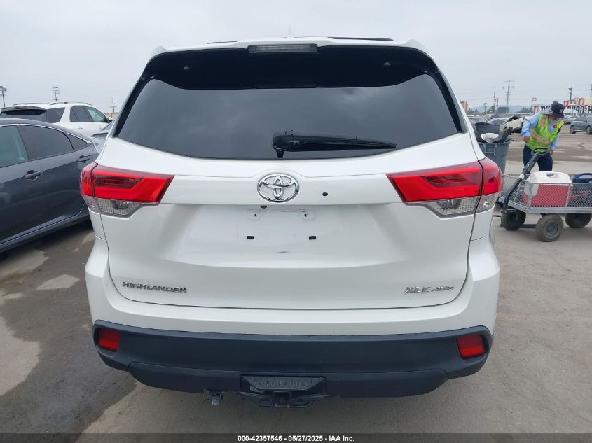 2019 Toyota Highlander Xle VIN: 5TDJZRFH5KS57049 Lot: 42357546