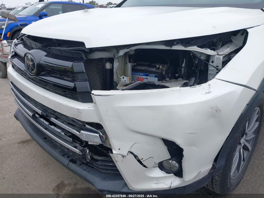 2019 Toyota Highlander Xle VIN: 5TDJZRFH5KS57049 Lot: 42357546