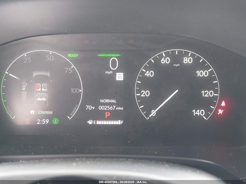 VIN 7FARS6H55SE078223 2025 HONDA CR-V HYBRID SPORT