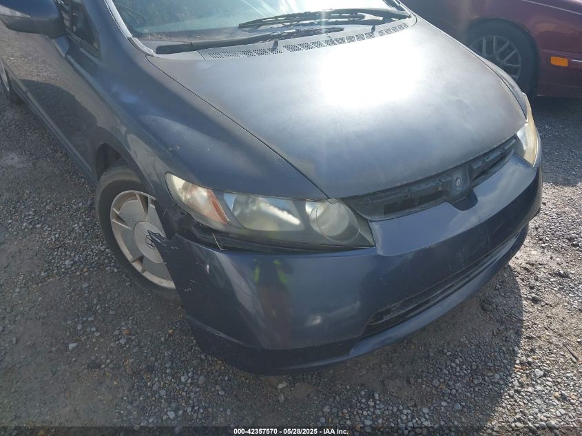 2006 Honda Civic Hybrid VIN: JHMFA36286S003645 Lot: 42357570