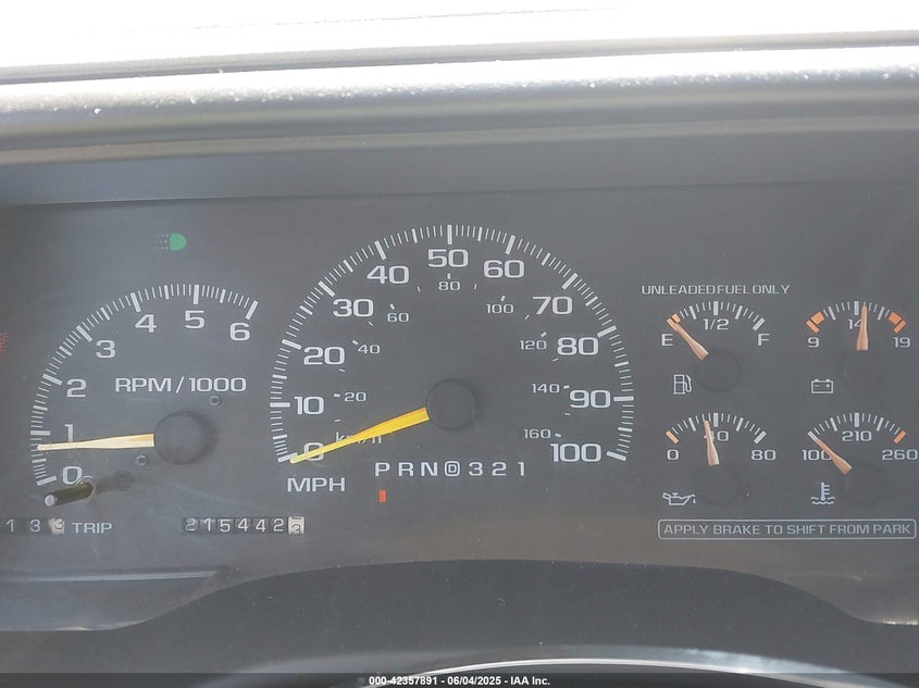 1999 Chevrolet Tahoe Ls VIN: 1GNEK13R1XJ485261 Lot: 42357891