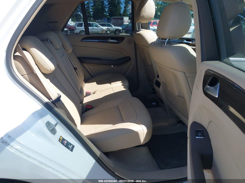 2015 MERCEDES-BENZ ML 350 4MATIC - 4JGDA5HB8FA550384