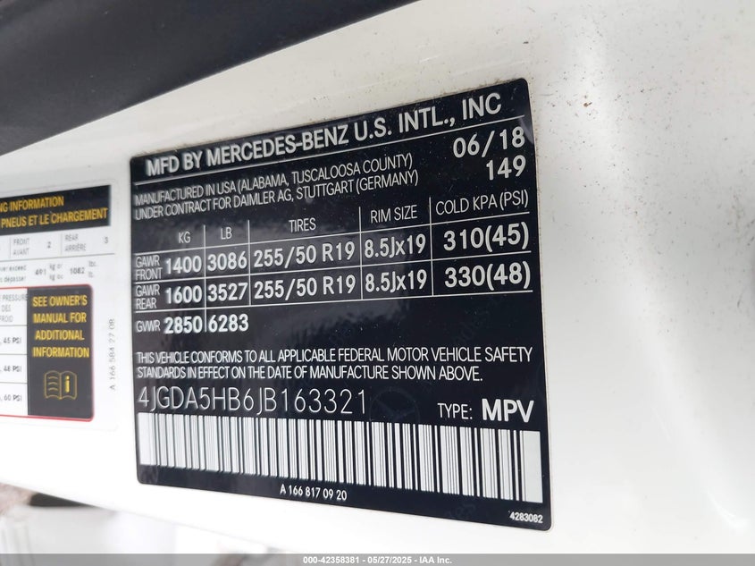 2018 MERCEDES-BENZ GLE 350 4MATIC - 4JGDA5HB6JB163321