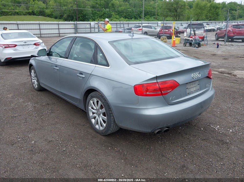 2009 AUDI A4 VIN: WAUSF78K19A094674
