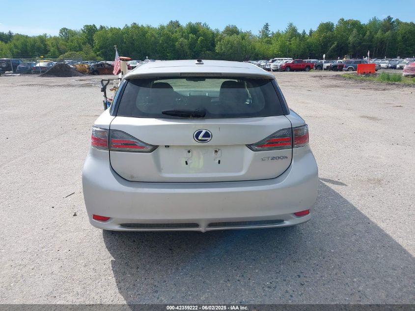 2012 Lexus Ct 200H Premium VIN: JTHKD5BH2C2108138 Lot: 42359222
