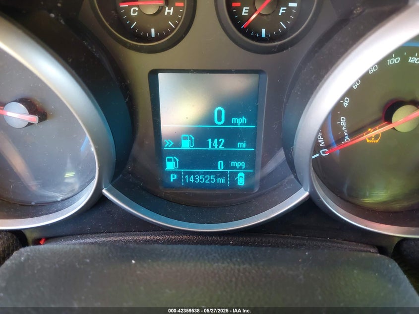 2012 CHEVROLET CRUZE VIN: 1G1PJ5SC1C7100967