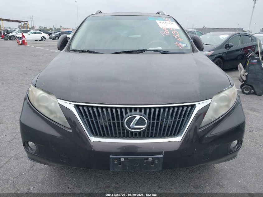 2010 Lexus Rx 350 VIN: 2T2ZK1BA9AC012227 Lot: 42359726