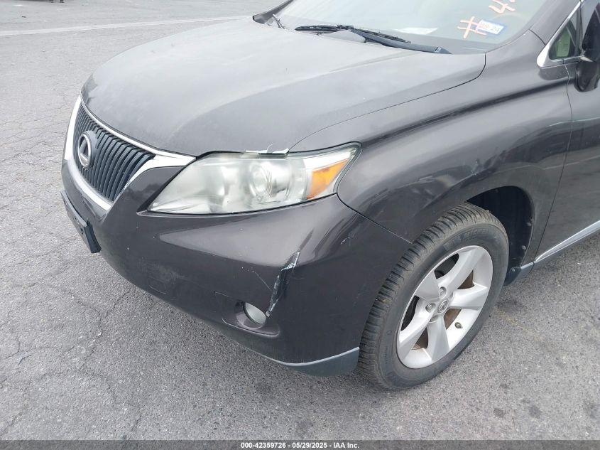 2010 Lexus Rx 350 VIN: 2T2ZK1BA9AC012227 Lot: 42359726