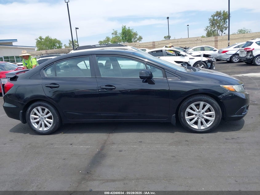 2012 HONDA CIVIC VIN: 2HGFB2F80CH500318