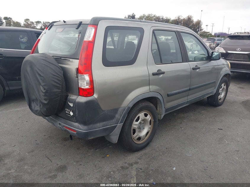 2006 HONDA CR-V VIN: JHLRD68586C010378