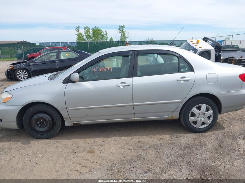 2007 TOYOTA COROLLA VIN: 2T1BR32E87C813644