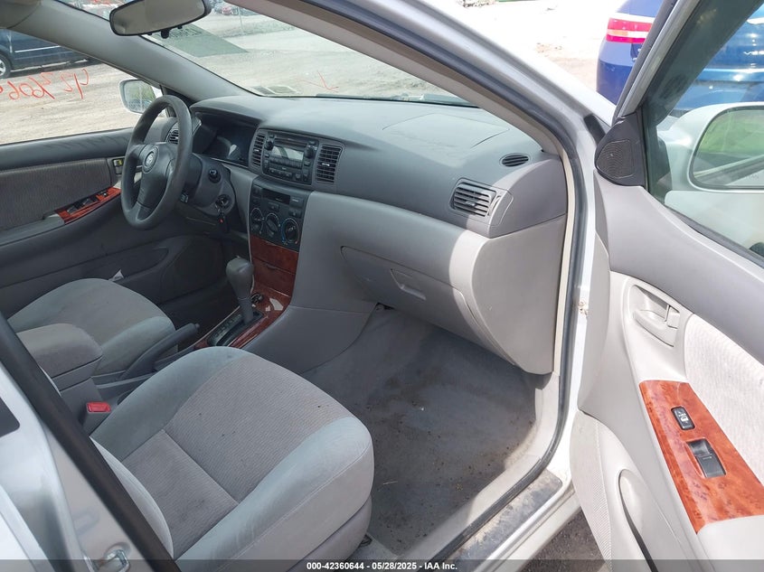 2007 TOYOTA COROLLA VIN: 2T1BR32E87C813644