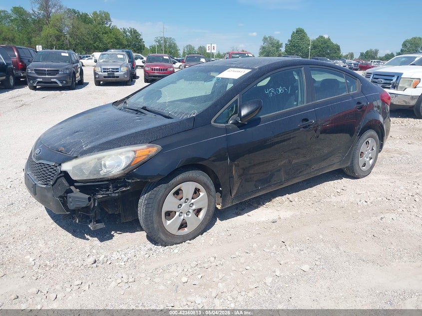 Vin: knafk4a61g5560702, lot: 42853100, kia forte lx 20162