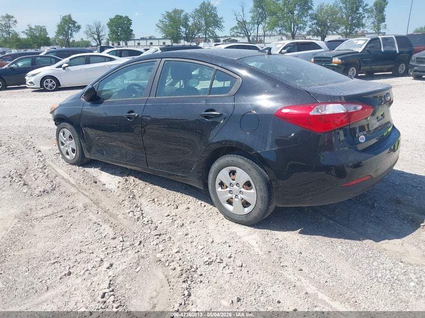 Vin: knafk4a61g5560702, lot: 42853100, kia forte lx 20163