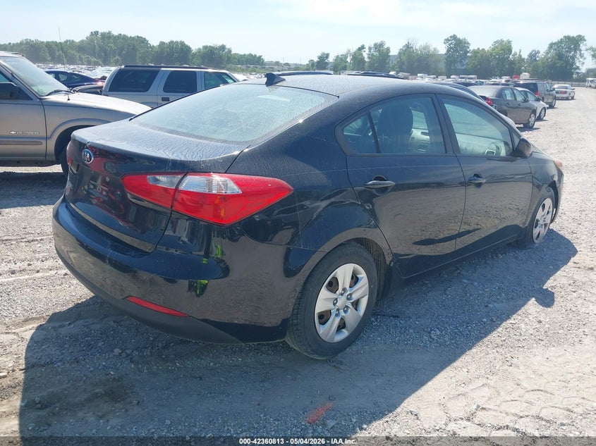 Vin: knafk4a61g5560702, lot: 42853100, kia forte lx 20164