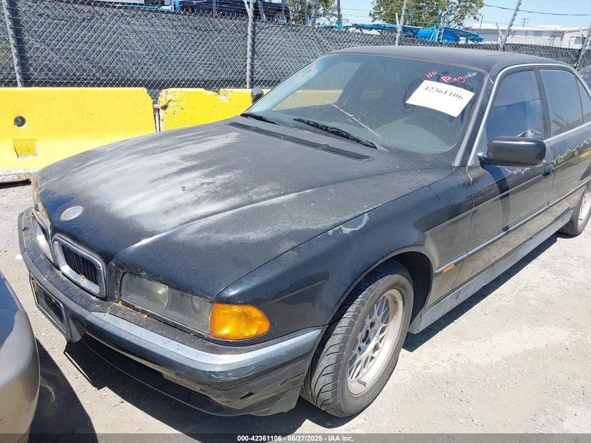 1998 BMW 740Il VIN: WBAGJ832XWDM16899 Lot: 42361106