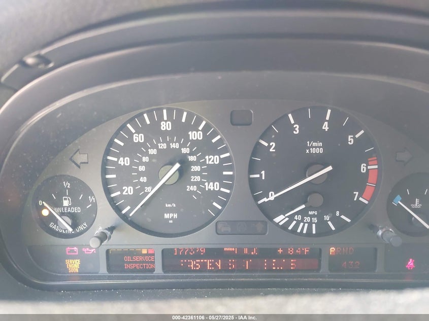 1998 BMW 740Il VIN: WBAGJ832XWDM16899 Lot: 42361106