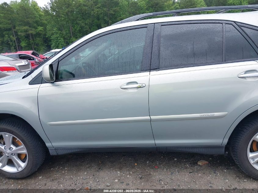 2008 Lexus Rx 400H VIN: JTJGW31U182008380 Lot: 42361202