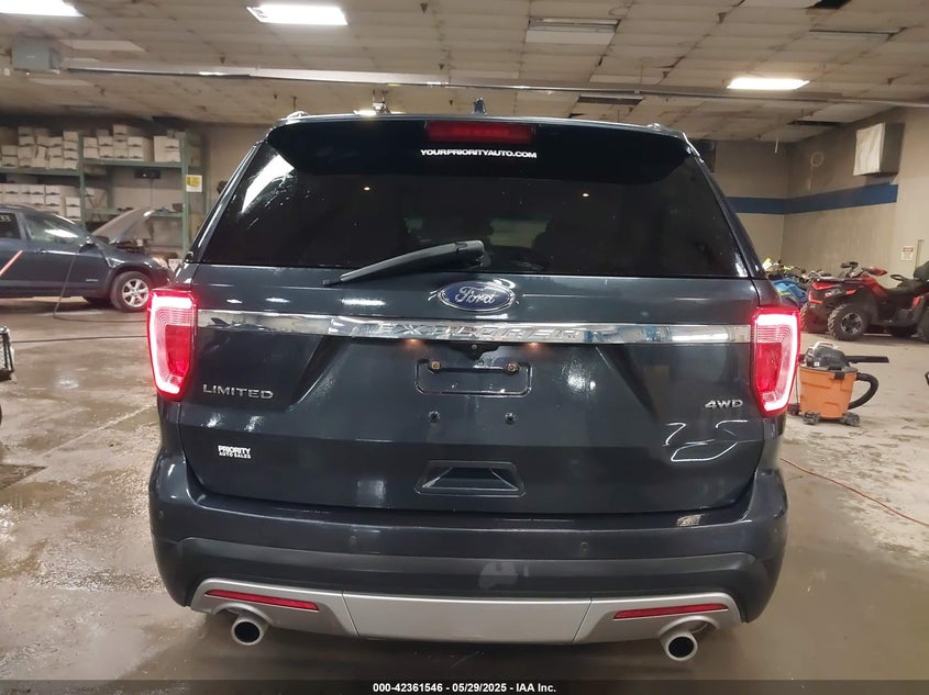 VIN 1FM5K8F86HGA95660 2017 FORD EXPLORER LIMITED