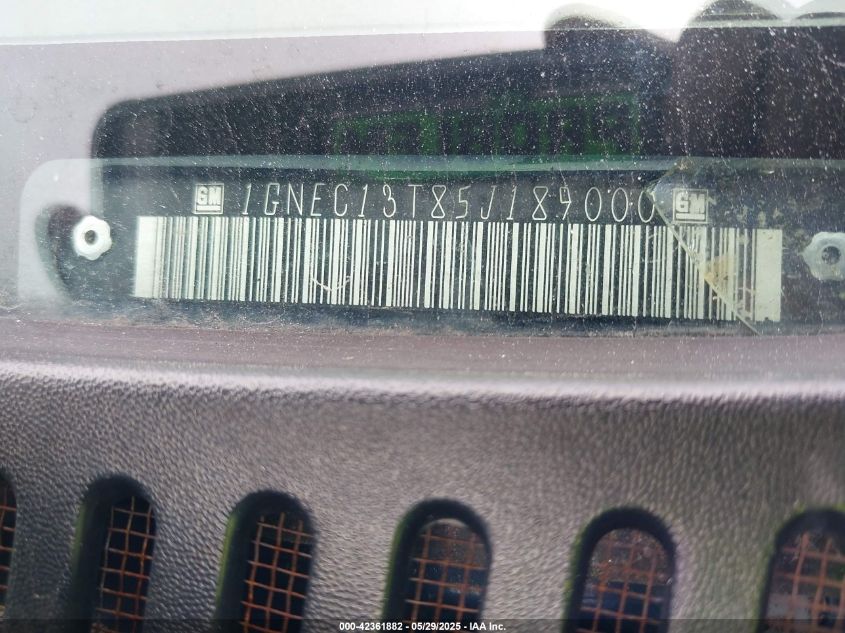 2005 Chevrolet Tahoe VIN: 1GNEC13T853189000 Lot: 42361882