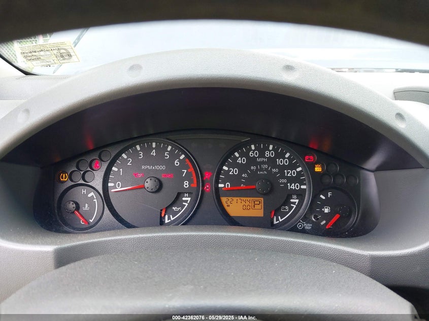 2008 NISSAN XTERRA VIN: 5N1AN08U58C520603