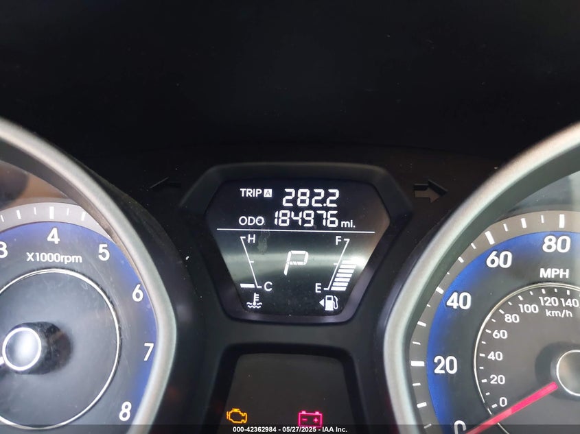 2011 HYUNDAI ELANTRA VIN: KMHDH4AE6BU104186