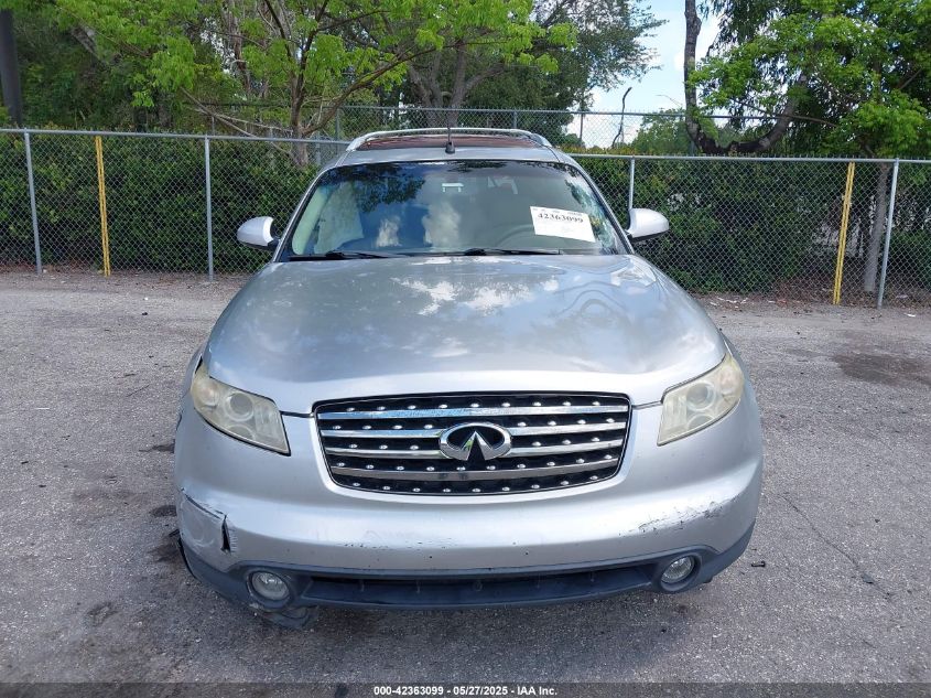 2005 Infiniti Fx35 VIN: JNRAS08W85X210612 Lot: 42363099