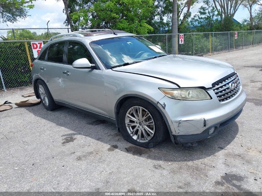 2005 Infiniti Fx35 VIN: JNRAS08W85X210612 Lot: 42363099