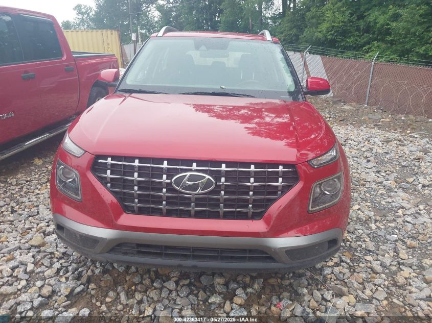 2022 Hyundai Venue Sel VIN: KMHRC8A3XNU132443 Lot: 42363417