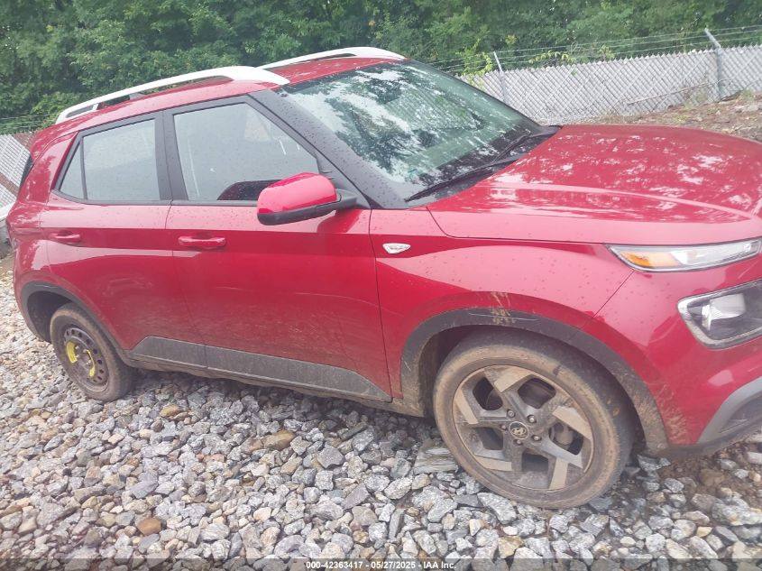 2022 Hyundai Venue Sel VIN: KMHRC8A3XNU132443 Lot: 42363417