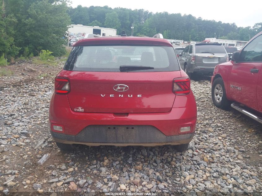 2022 Hyundai Venue Sel VIN: KMHRC8A3XNU132443 Lot: 42363417