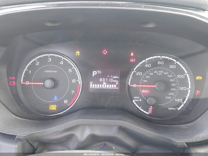 2019 SUBARU IMPREZA 2.0I - 4S3GTAA62K3744957