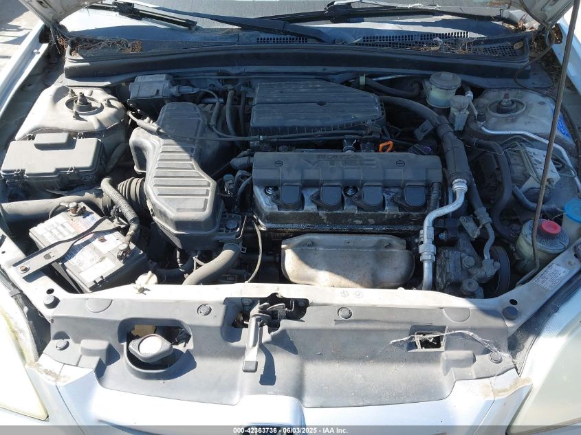 2001 Honda Civic Ex VIN: 1HGEM21981L041335 Lot: 42363736