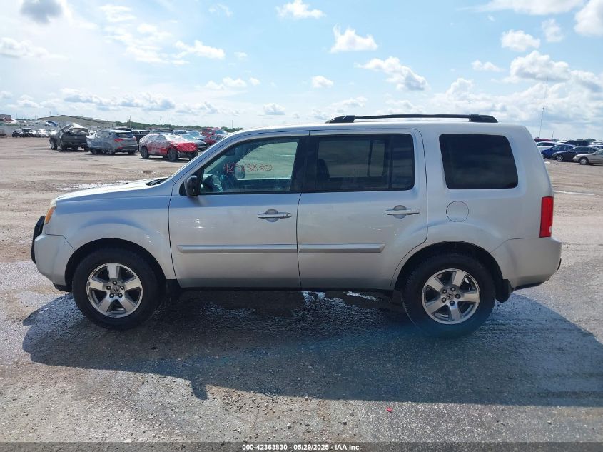 2011 Honda Pilot Ex-L VIN: 5FNYF4H62BB021874 Lot: 42363830