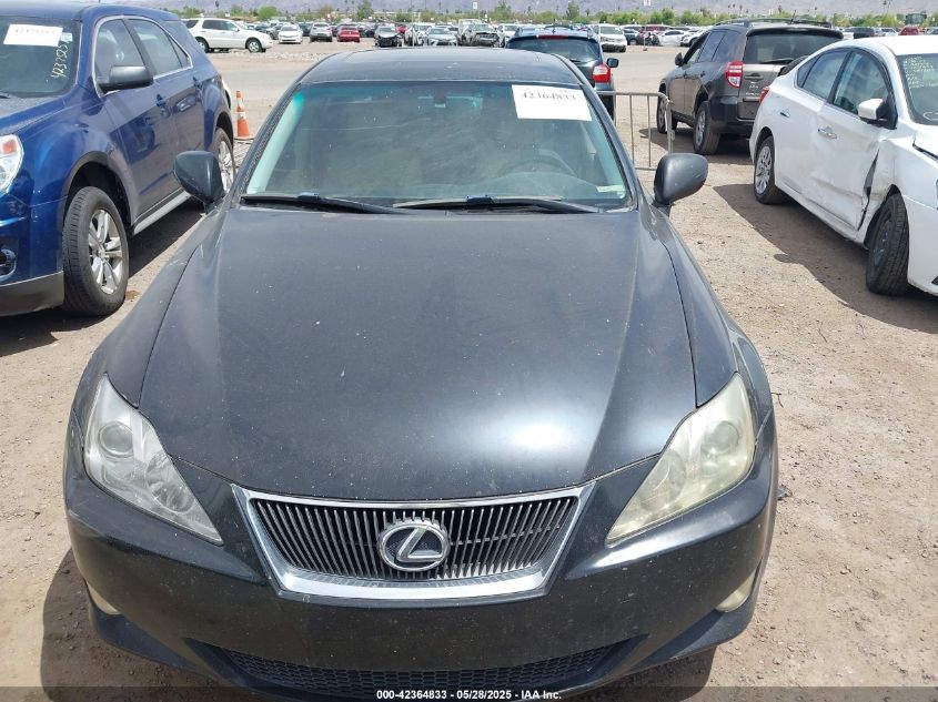 2007 Lexus Is 350 VIN: JTHBE262575013966 Lot: 42364833