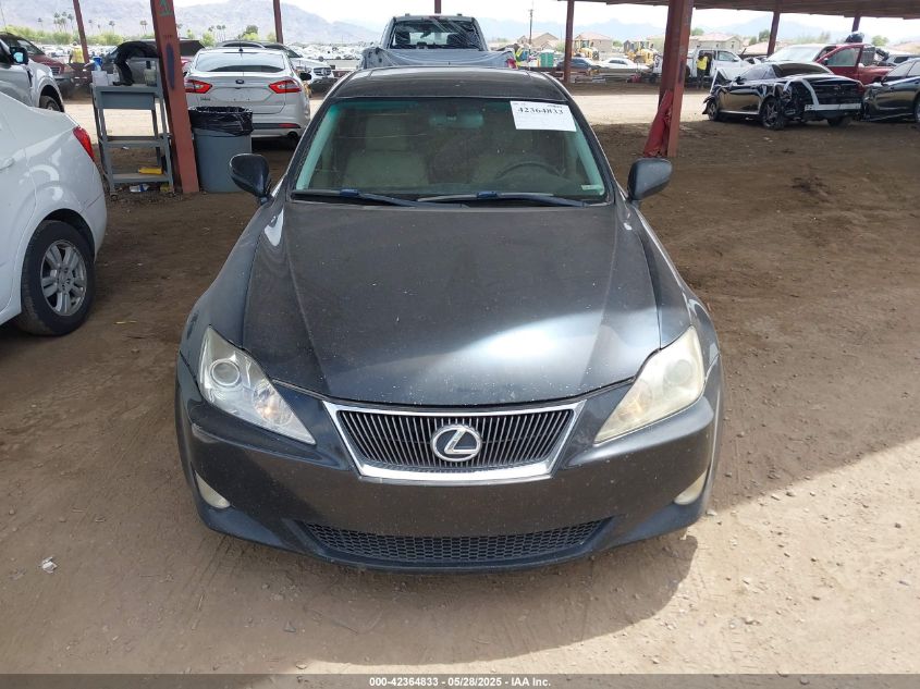 2007 Lexus Is 350 VIN: JTHBE262575013966 Lot: 42364833