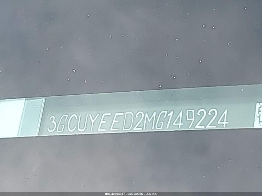 2021 Chevrolet Silverado 1500 - 3GCUYEED2MG149224