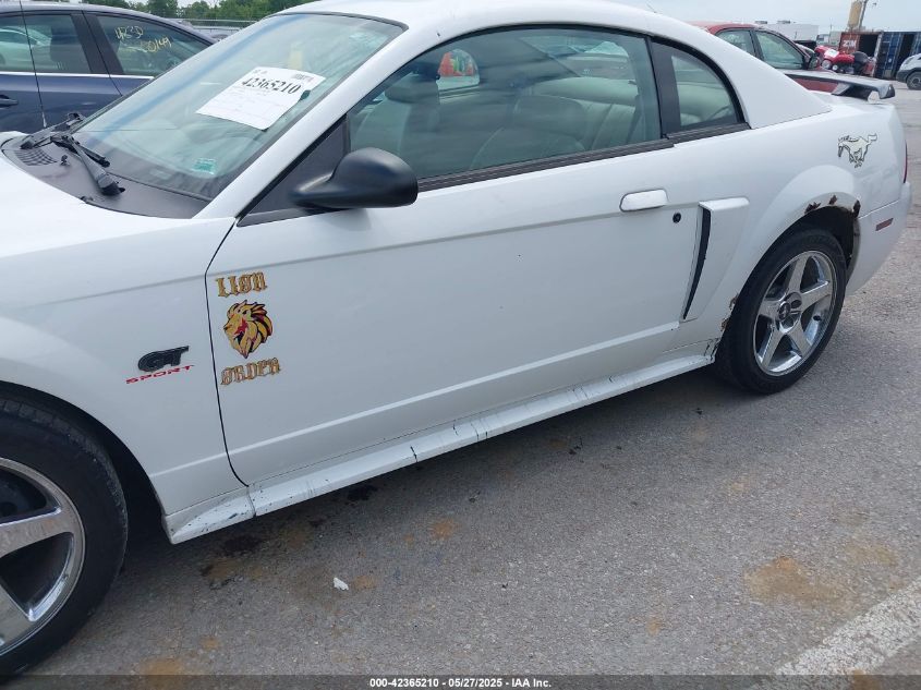 2001 Ford Mustang Gt VIN: 1FAFP42X01F121624 Lot: 42365210