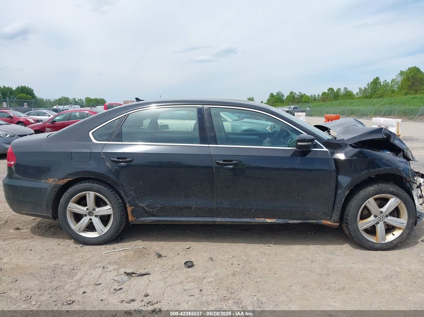 2013 VOLKSWAGEN PASSAT 2.5L SE - 1VWBP7A36DC012788