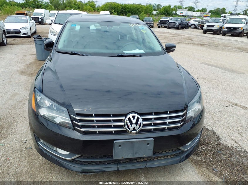 2013 VOLKSWAGEN PASSAT VIN: 1VWBN7A35DC104500